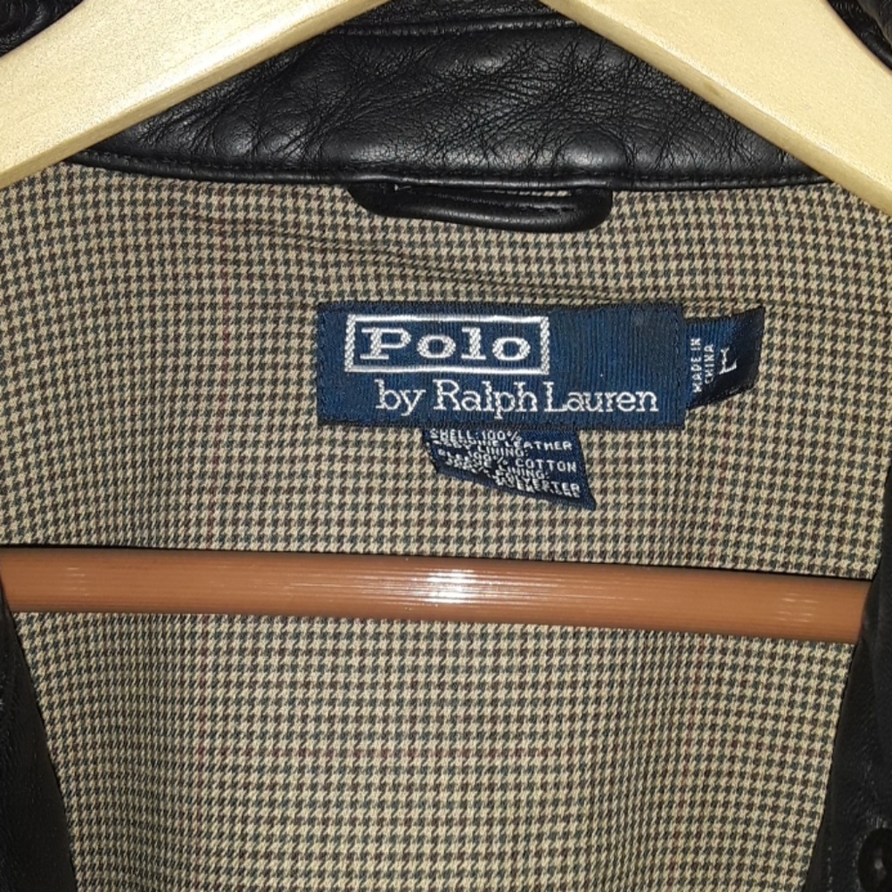 Mens Polo by Ralph Lauren Leather Jacket